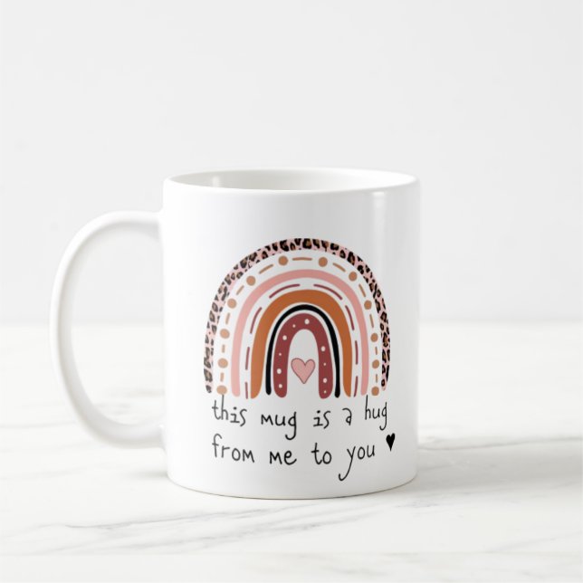 Café Esta caneca é um abraço de mim para você (Esquerda)