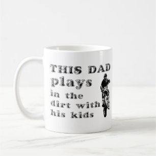 Café Esta Caneca Para Pai Que Pratica Motocross De Bici