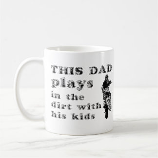 Café Esta Caneca Para Pai Que Pratica Motocross De Bici