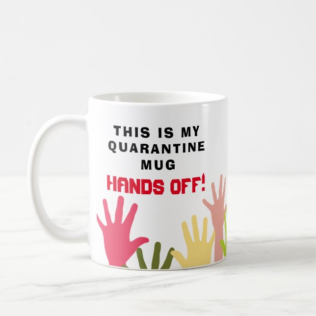 Café Esta é a minha mão de caneca de quaternidade! Engr (Esquerda)