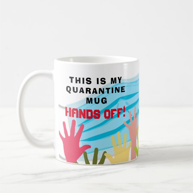 Café Esta é a minha mão de caneca de quaternidade! Másc (Esquerda)