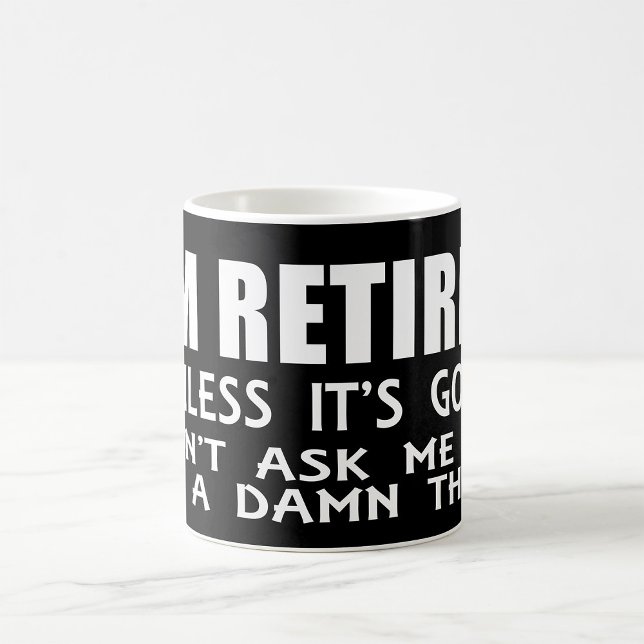 Café Estou Aposentado, a Menos que Seja Golfe Caneca de (Criador carregado)