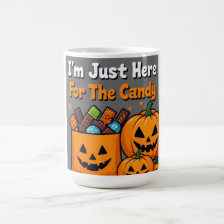 Café Estou Aqui Apenas Pelo Doce - Caneca Divertida de