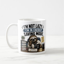 Café Estou No Modo Economia De Energia Caneca De Escrit
