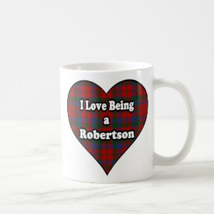 Café Eu adoro ser uma caneca de Robertson Clan