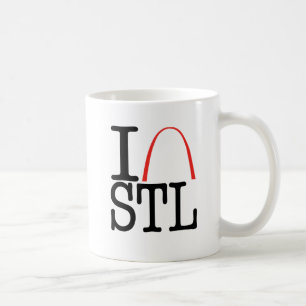 Café Eu amo a caneca de Lous do santo