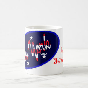 Café Eu amo a caneca de New York