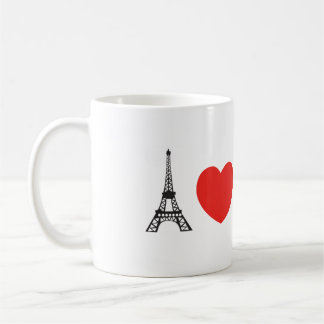 Café Eu "AMO" a caneca de PARIS