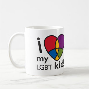 Café "EU AMO caneca do meu miúdo de LGBT"