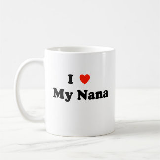 Café Eu amo minha caneca de Nana