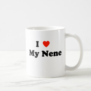 Café Eu amo minha caneca de Nene
