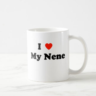 Café Eu amo minha caneca de Nene