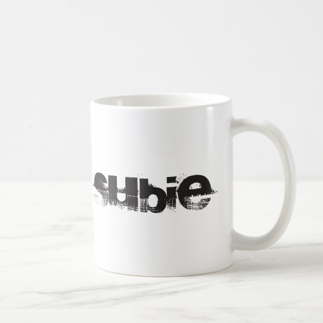 Café Eu amo minha caneca de Subie (Direita)