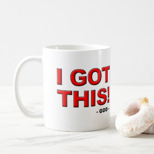 Café Eu Consegui Isto Deus Está no Controle Caneca de V