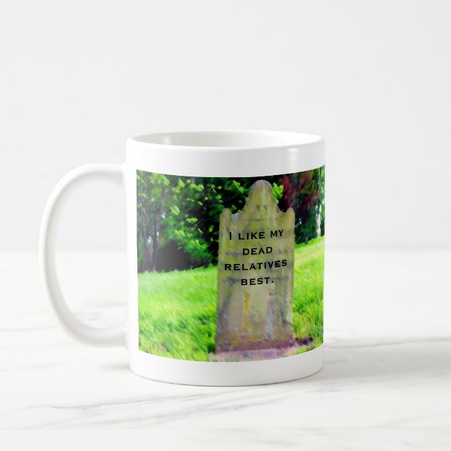 Café Eu gosto de minha melhor caneca dos parentes (Esquerda)