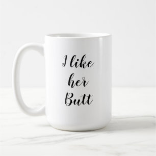 Café Eu gosto de sua caneca do bumbum