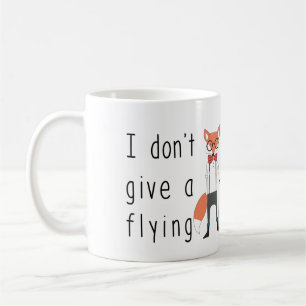 Café Eu não dou uma caneca do Fox de vôo