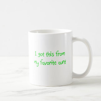 Café Eu obtive este de minha tia favorita Caneca