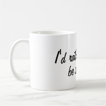 Eu preferencialmente estaria navegando a caneca de