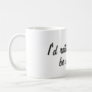 Café Eu preferencialmente estaria navegando a caneca de