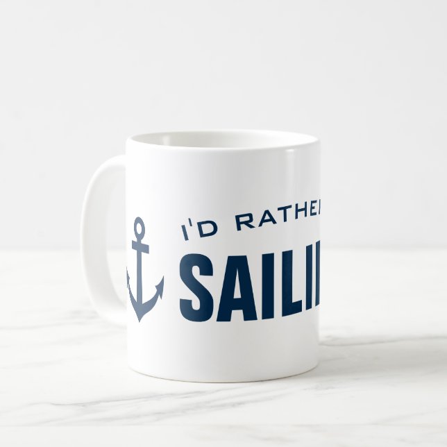 Café Eu preferencialmente estaria navegando a caneca de (Frente Esquerda)