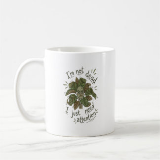 Café Eu Só Preciso de Atenção – Caneca Divertida de Pla