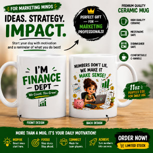 Café Eu sou a Caneca do Dept de Marketing