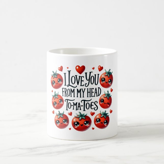 Café Eu Te Amo De Meus Tomates De Cabeça - Caneca Cuja  (Centro)