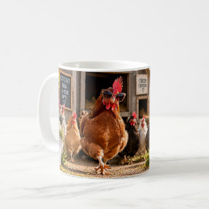 Café Eu Vim Eu Vi Eu Cacarejei Caneca de Frango