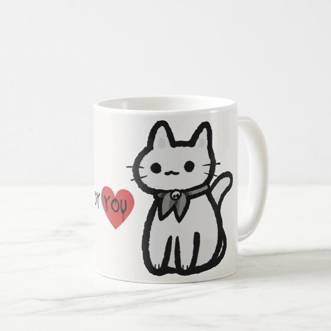 Café Eu vou destruir sua caneca de gato (Frente Esquerda)