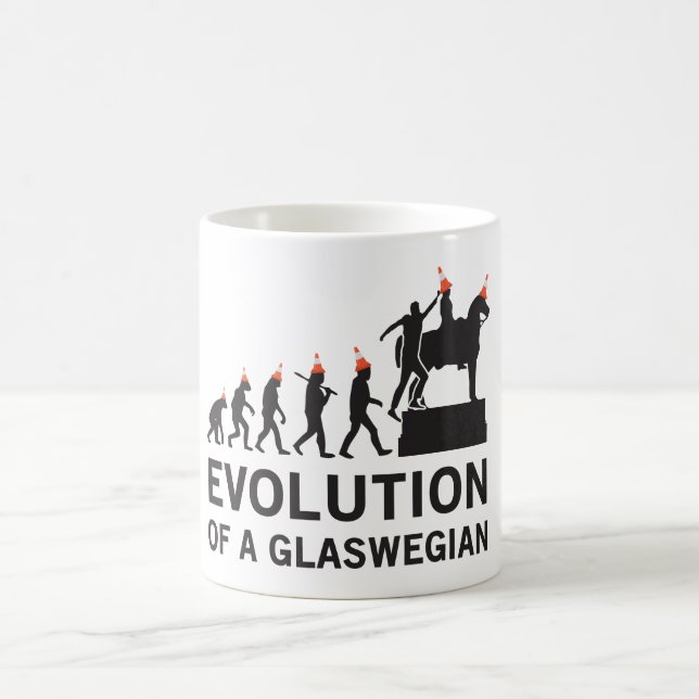 Café Evolução de uma caneca Glaswegiana (Glasgow) (Centro)
