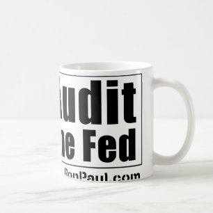Café Examine a caneca de Fed