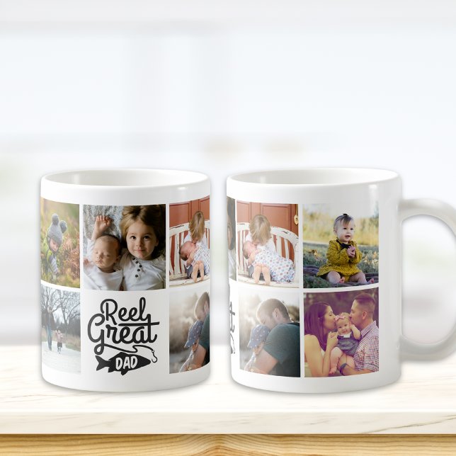 Café Excelente de rolo, pesca de caneca personalizada (Criador carregado)