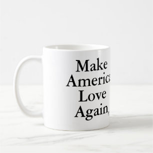 Café Faça América amar outra vez a caneca de Melania