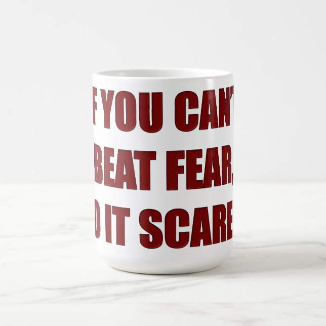 Café Faça-o Scared a caneca de sucesso (Centro)