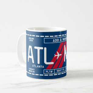 Café Faça Sua Própria Caneca com Códigos e Nomes de Aer