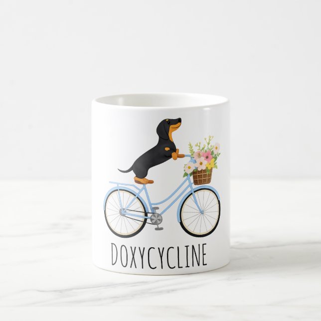 Café Farmácia de Doxiciclina Caneca Pun, Dachshund de B (Centro)