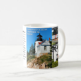 Café Farol baixo da cabeça do porto, caneca de Maine