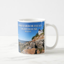 Café Farol baixo da cabeça do porto, caneca de Maine