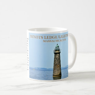 Café Farol da borda de Minots, caneca de Massachusetts
