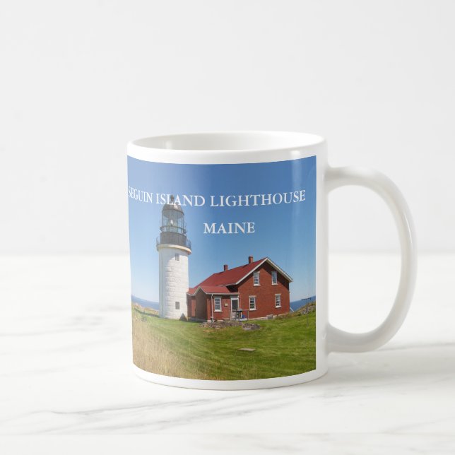Café Farol da ilha de Seguin, caneca de Maine (Direita)
