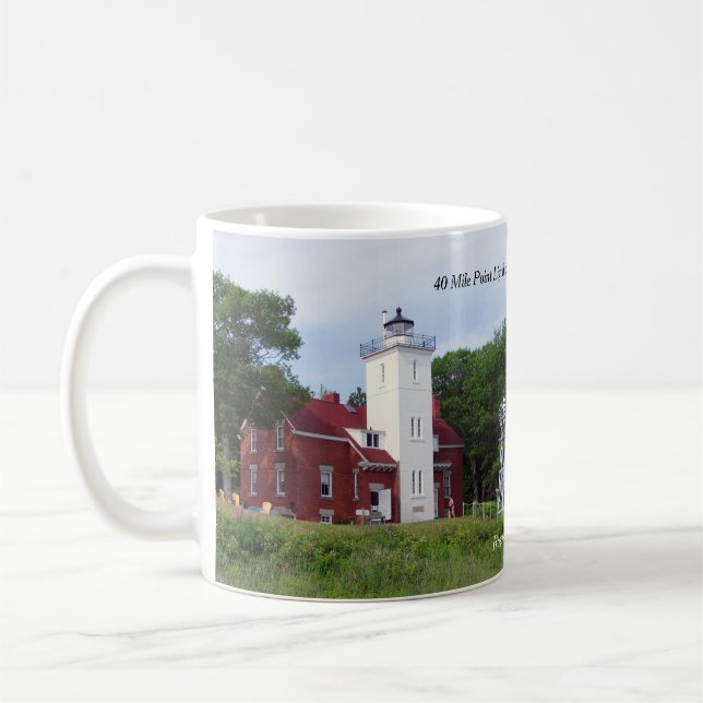 Café Farol de 40 milhas caneta 2 caneca (Esquerda)