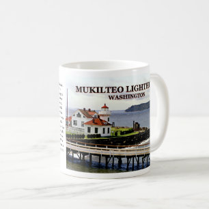 Café Farol de Mukilteo, caneca de Washington