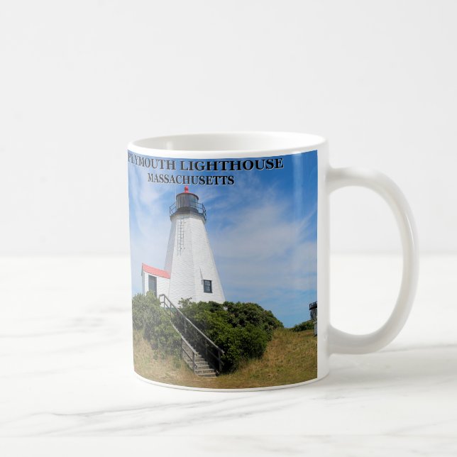 Café Farol de Plymouth, o Gurnet, caneca de (Direita)
