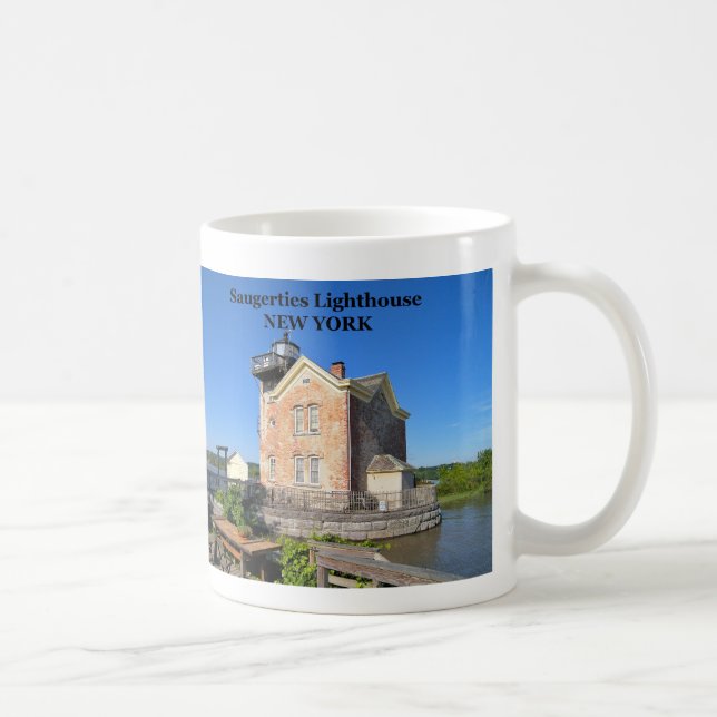 Café Farol de Saugerties, caneca de New York (Direita)