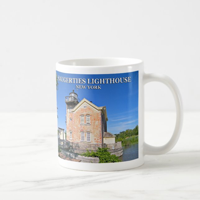 Café Farol de Saugerties, caneca de New York (Direita)