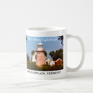 Café Farol do La Motte da ilha, caneca de Vermont
