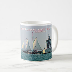 Café Farol novo da borda de Londres, caneca de