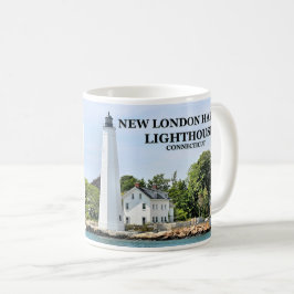 Café Farol novo do porto de Londres, caneca de
