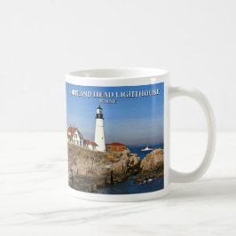 Café Farol principal de Portland, caneca de Maine